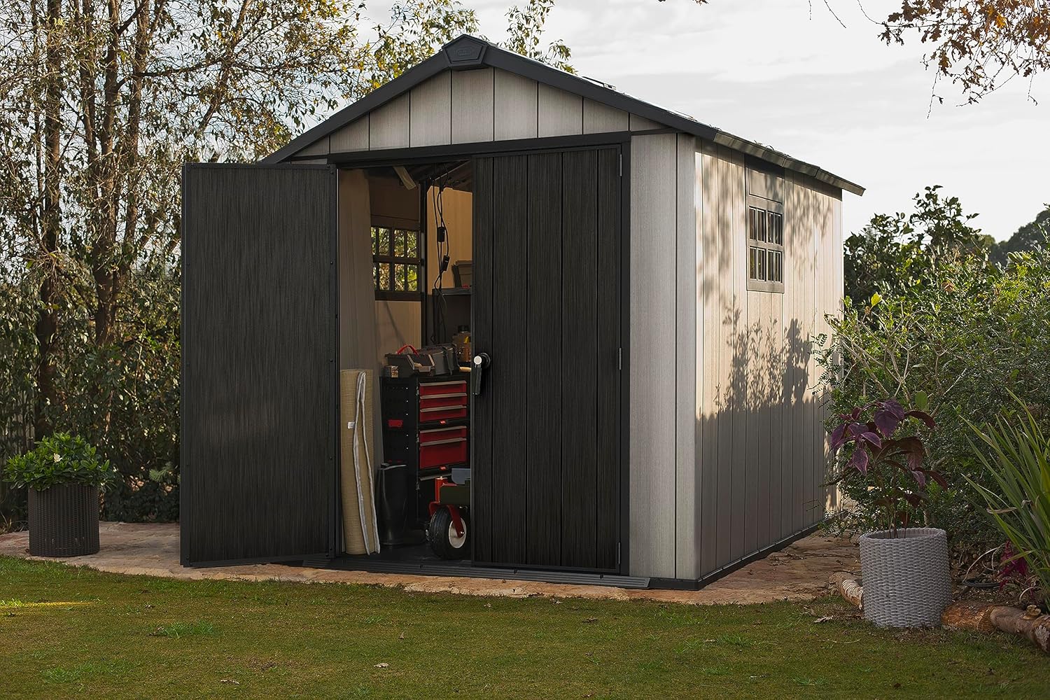 Keter - abri Oakland série 7,2m2 résistant, design moderne - 7511