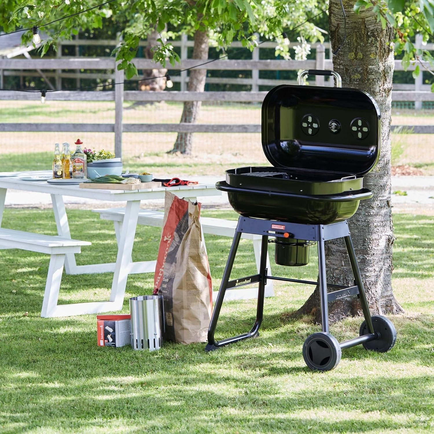 Barbecook - Magnus Original - 85x64x110cm - barbecue charbon, noir