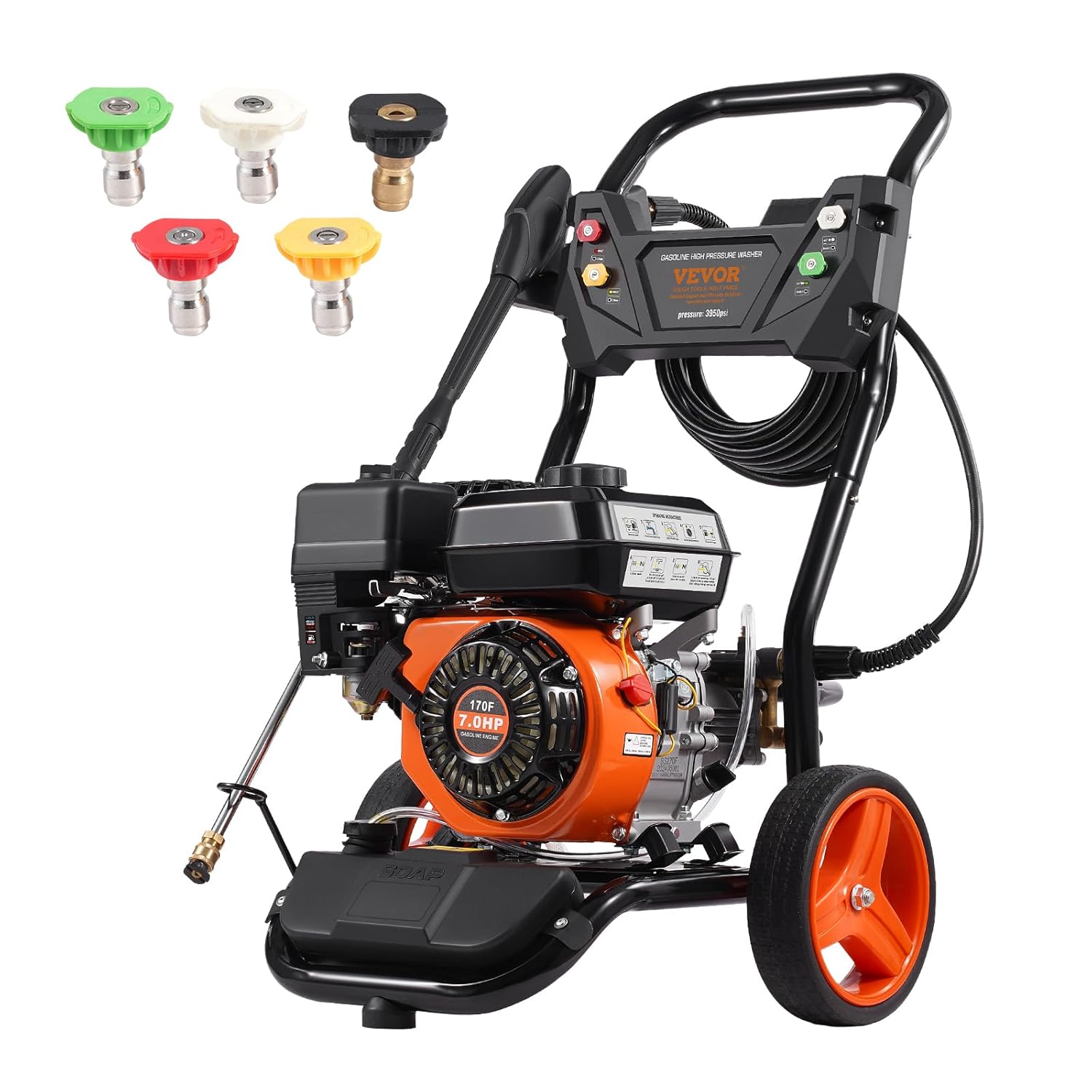 VEVOR - nettoyeur haute pression, 3950 PSI, 10 L/min, pompe cuivre