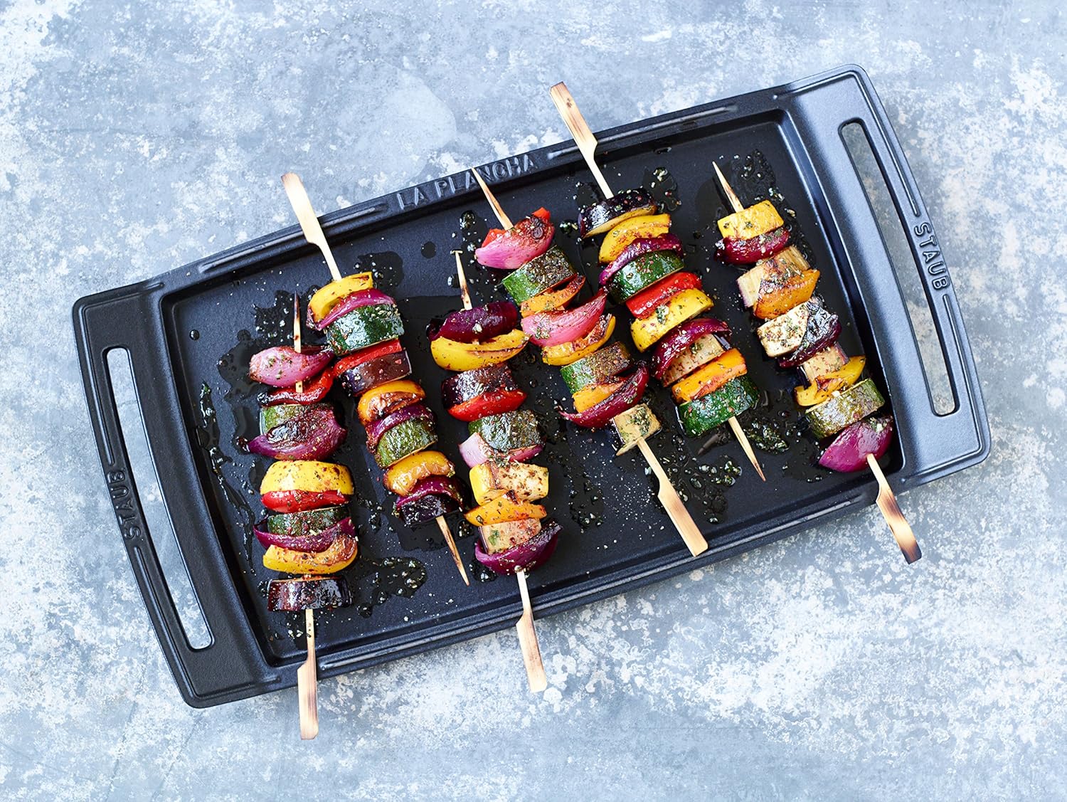 Staub - Plancha Fonte Noire - 38x25 cm - Rectangulaire, Durable