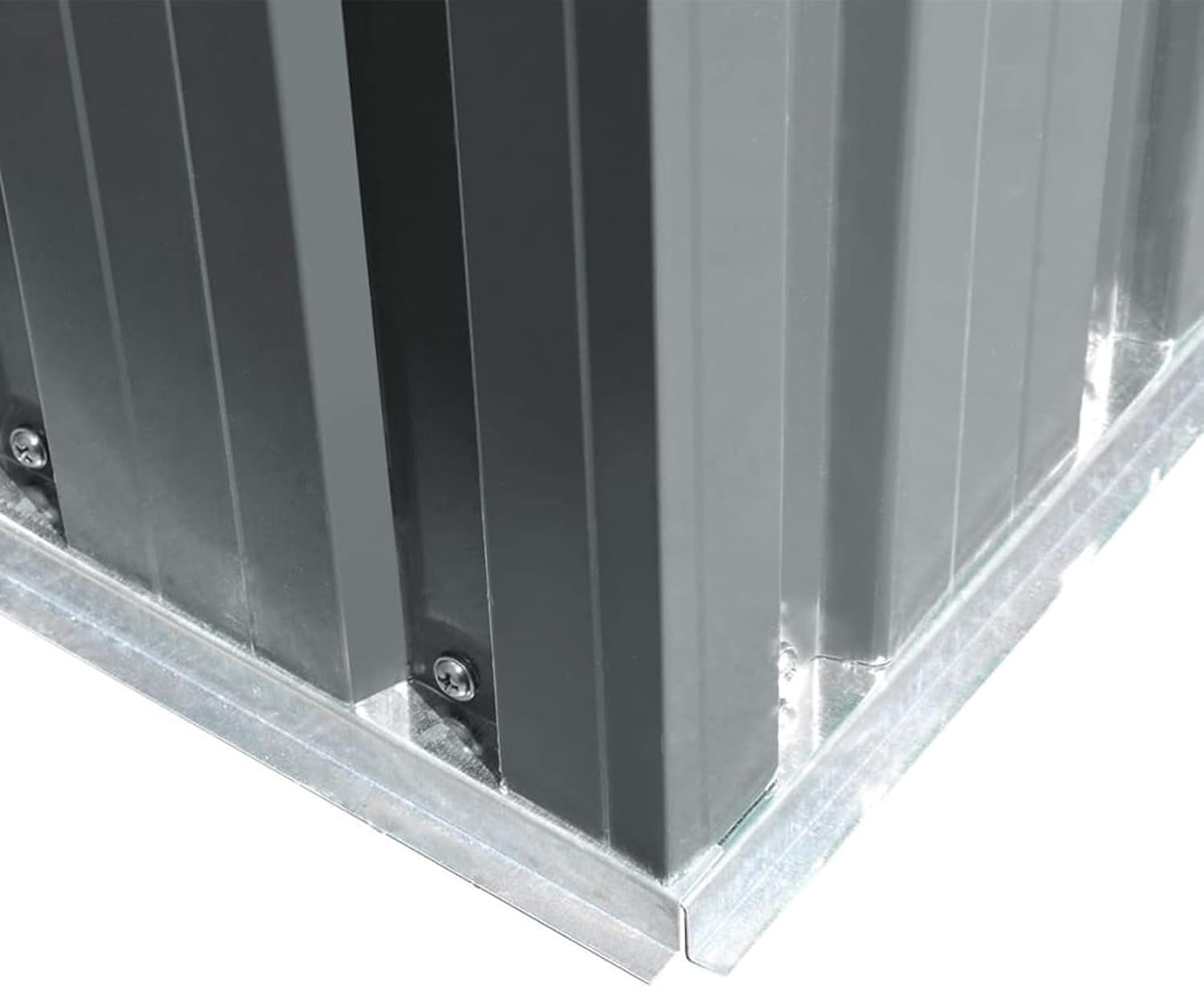ARKEM Abri de Jardin Métal Gris,Abris De Jardin,Abri De Stockage pour Jardin,Abri D'Outils De Jardin