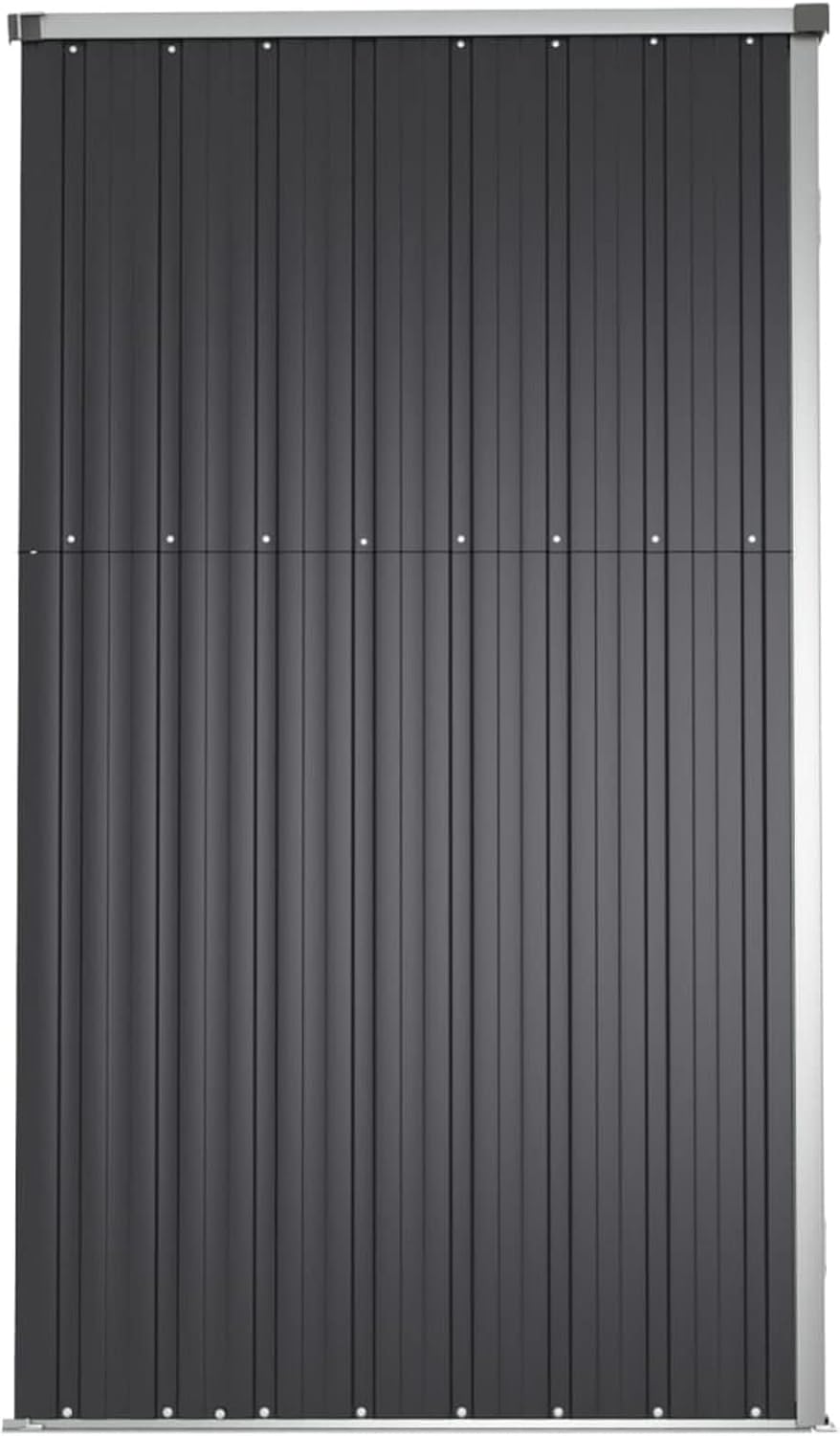 Festnight abris de Jardin Metal cabane de Jardin Acier galvanisé - Remise pour Outils - abri vélo - abri Poubelle-résistant aux intempéries- Portes verrouillables-Anthracite 225 x 89 x 161 cm