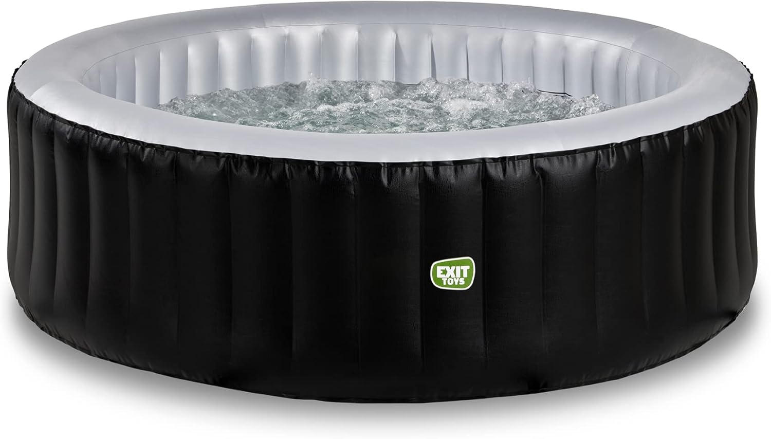 EXIT Toys - Silver Classic Spa - 204x65cm - 4 places, chauffage, 140 jets d'air, filtration