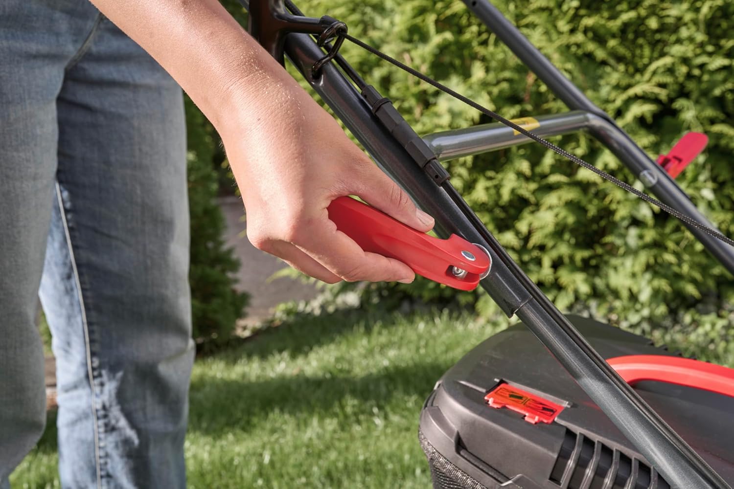 AL-KO Tondeuse à Gazon à Essence Easy 5.16 SP-D, Largeur de Coupe 51 cm, Puissance Moteur 3.0 KW, Traction à 1 Vitesses, Fonction 4INONE, boîtier en tôle d'acier, pour pelouses jusqu'à 1800 m²