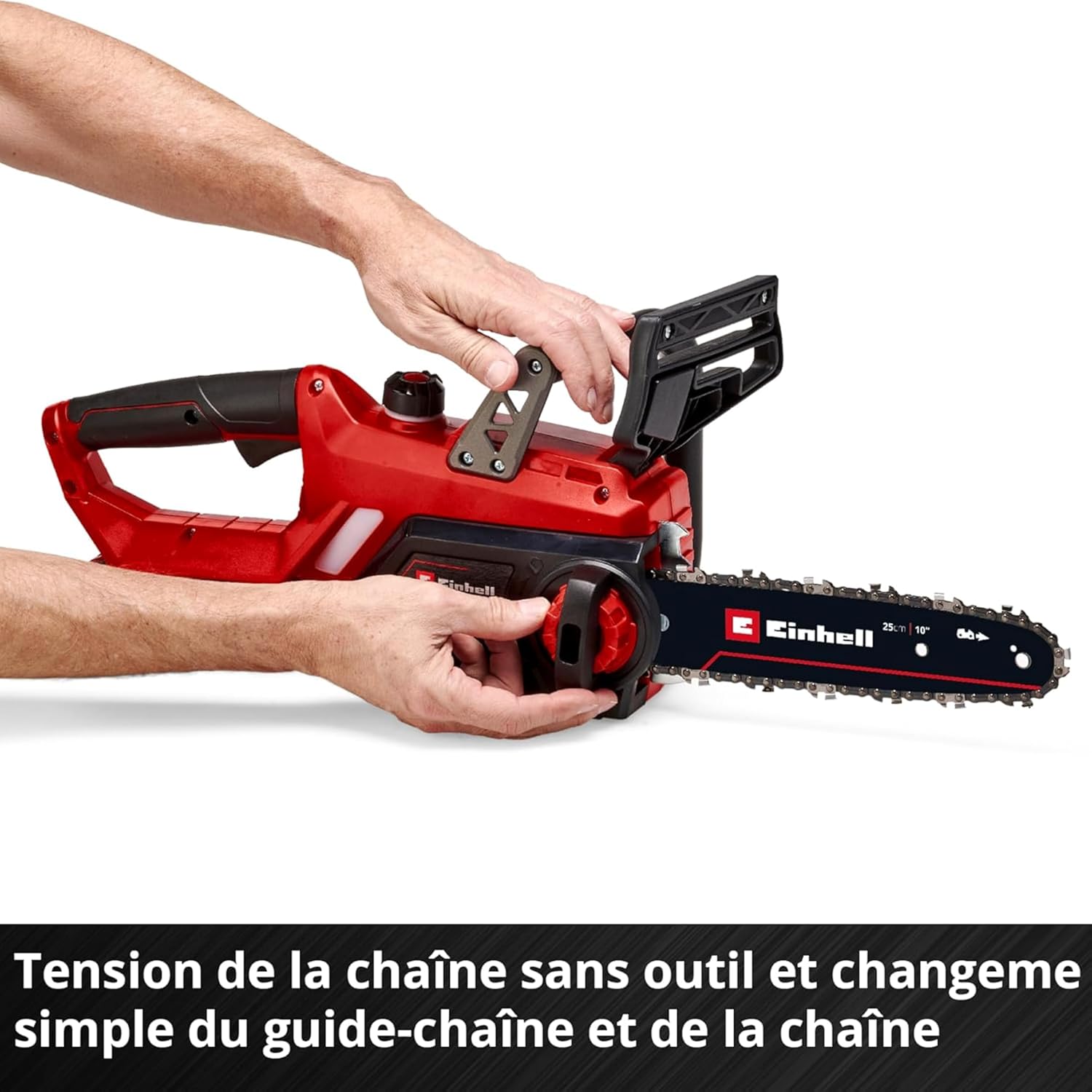 Einhell - tronçonneuse GE-LC 18/25 Li - 25 cm - sans fil, sans batterie, Power X-Change