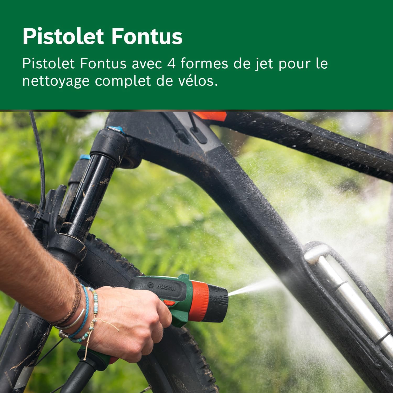 Bosch Fontus 18V - 6L réservoir, pression réglable, batterie incluse, 18V-6