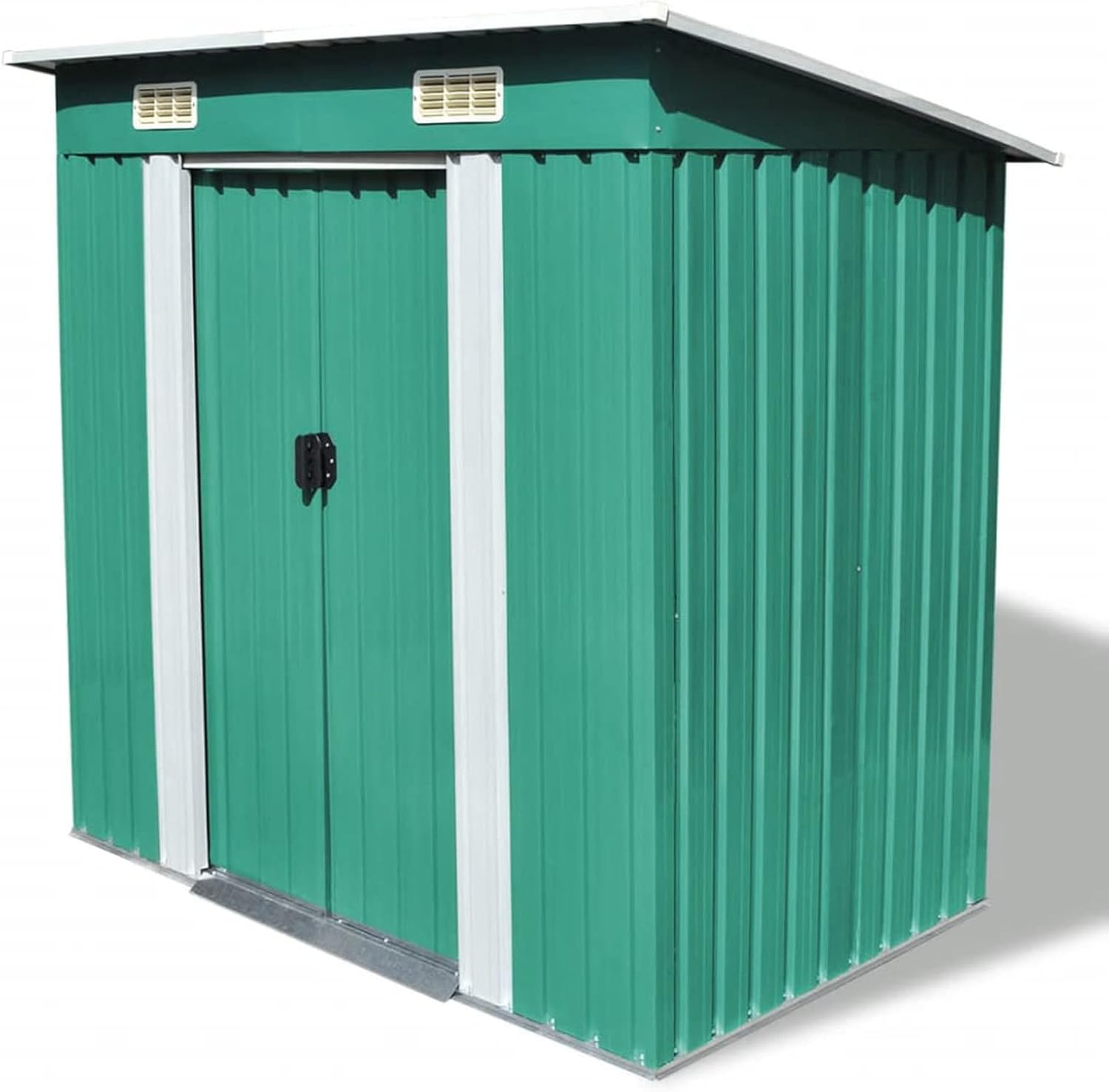ARKEM Abri de Jardin Métal Vert,Abris De Jardin,Abri De Stockage pour Jardin,Abri D'Outils De Jardin