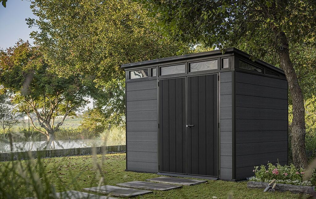 Keter - Cortina 97 - 5,8m² - abri de jardin résine durable robuste