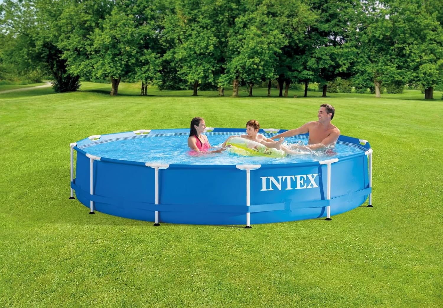 Intex - piscine cadre métal série Metal Frame - 366x76 cm - épurateur - 28212GN