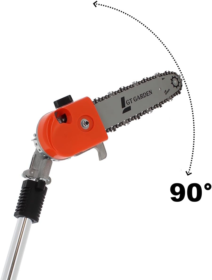 GT GARDEN - Élagueuse thermique perche orientable 4,15m 52cm3 3CV
