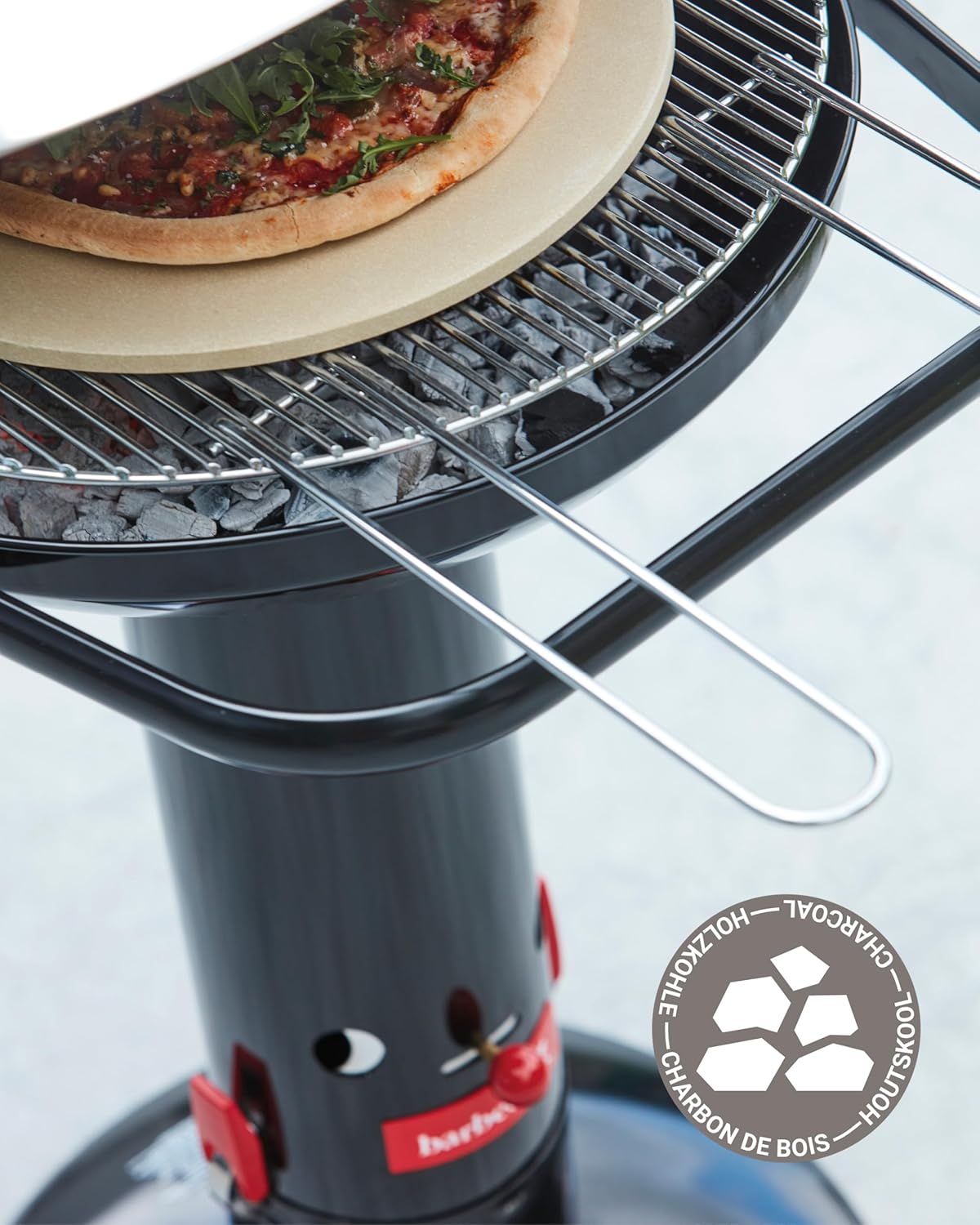 Barbecook - Loewy 50 - Ø47,5xH99cm - barbecue charbon émaillé noir