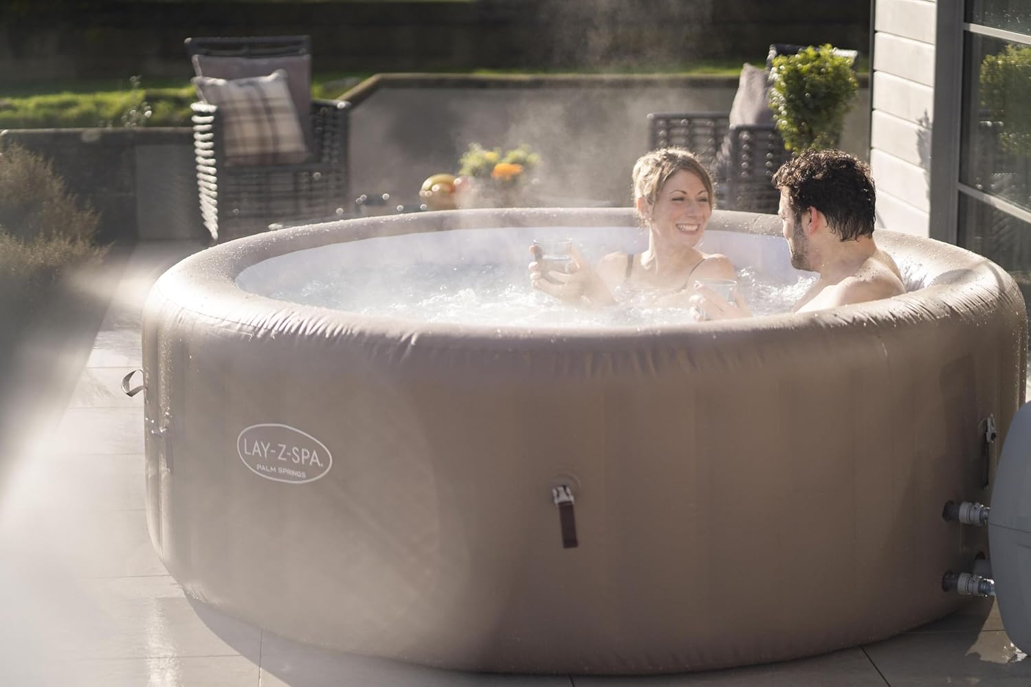 Bestway - LAY-Z-SPA Palm Springs Airjet - 196x71cm - 4-6 pers