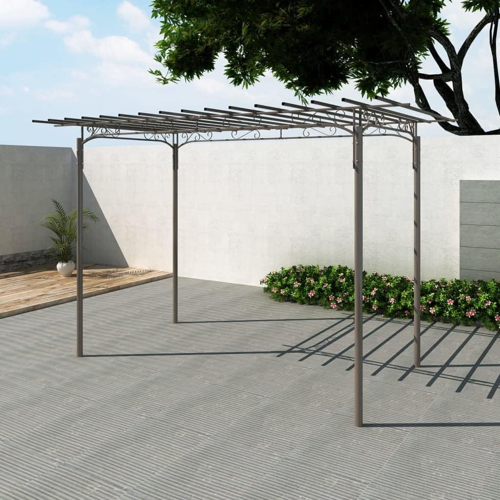 vidaXL - tonnelle jardin acier - 3x6 m - chapiteau réception robuste