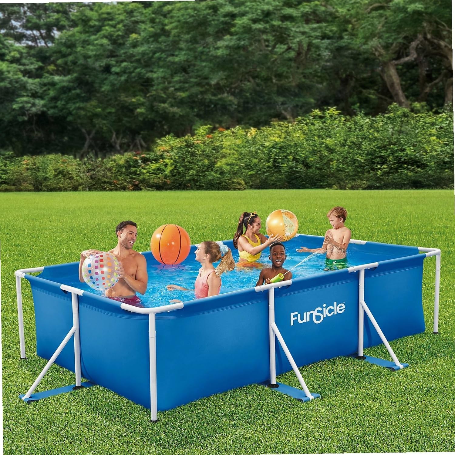 Funsicle - Activity Lap Pool - 3x2x0,75m - Piscine tubulaire rectangulaire