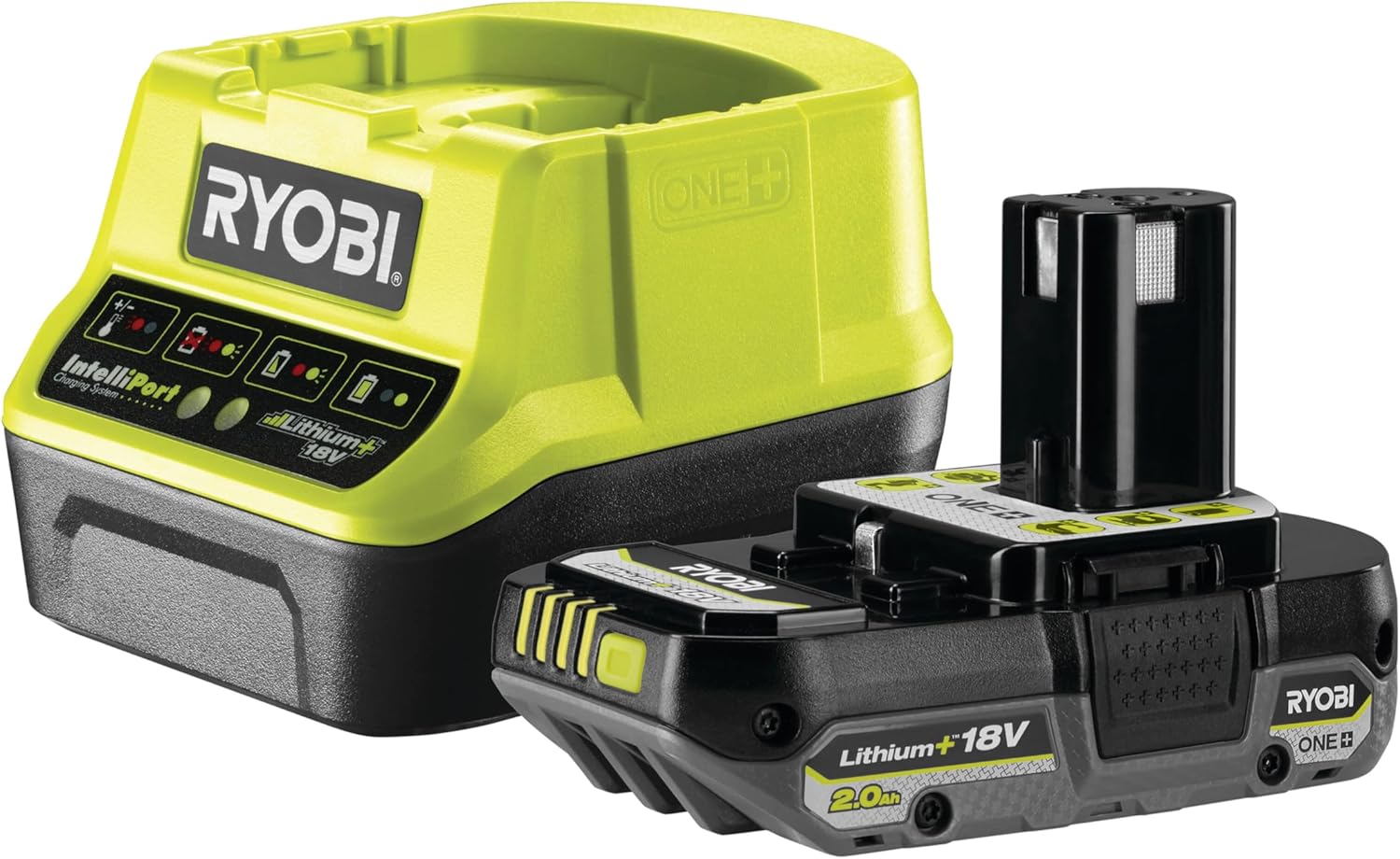 RYOBI - Nettoyeur de joints One+ 18V, brosse métal 11,5cm, batterie 2Ah, 32min - RY18PCA-120