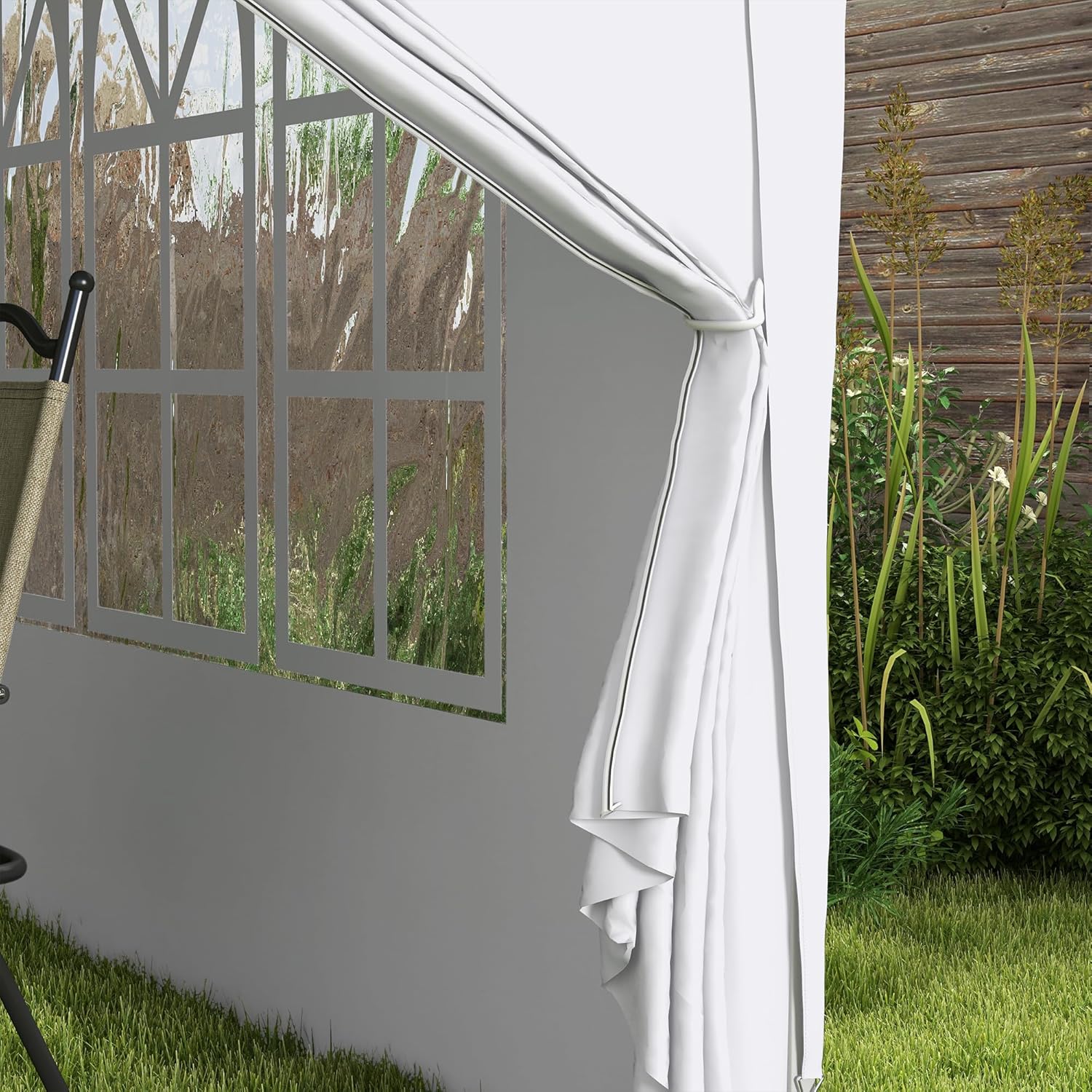 Outsunny - tonnelle pop-up pliante - 3x3 m - 4 parois, sac transport