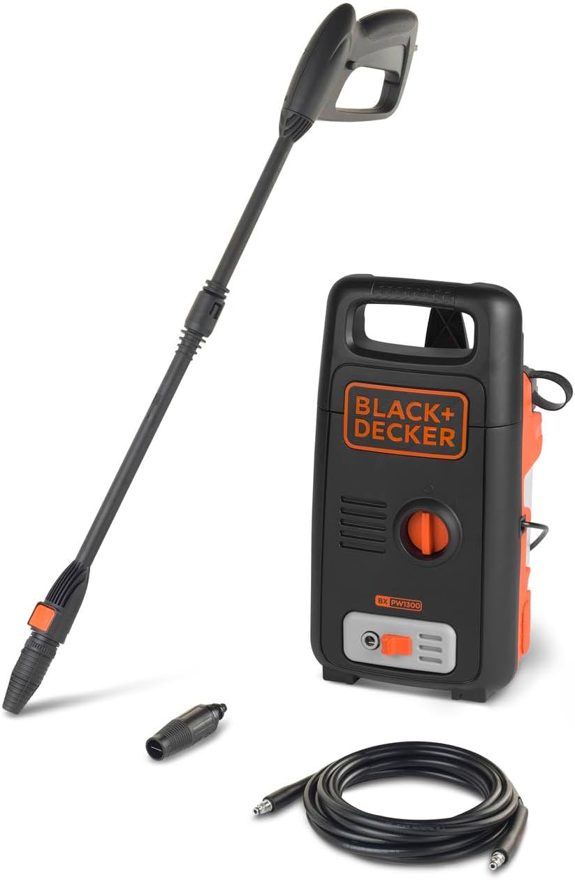 Black+Decker - Nettoyeur haute pression série BXPW - 1300W, 100 bar, 390 l/h - BXPW1300E