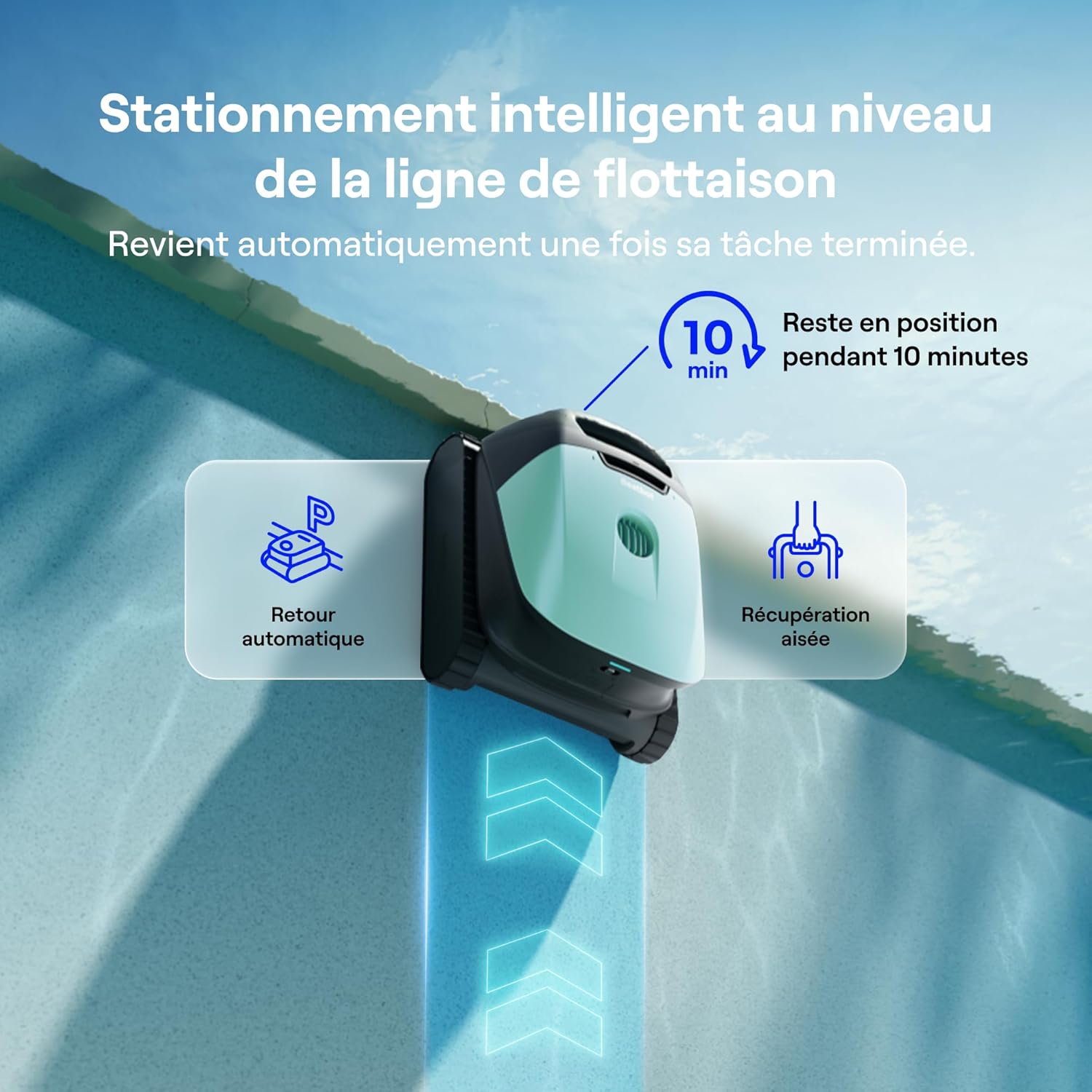 Beatbot - Sora 10 - robot piscine, 300 min, filtre 5L, 25700 LPH