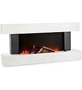 KLARSTEIN Studio Light & Fire - Cheminée électrique chauffante, Cheminee Electrique Effet Flamme,...
