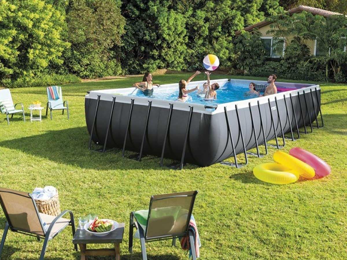 Intex - Ultra XTR Tubulaire - 7,32x3,66x1,32m - Piscine rectangulaire