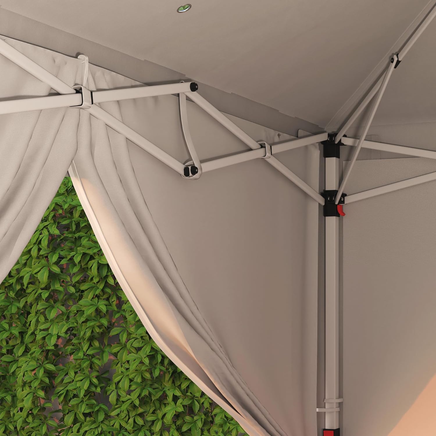 Outsunny - Tonnelle pliante série jardin 3x6m, 6 parois, sac inclus