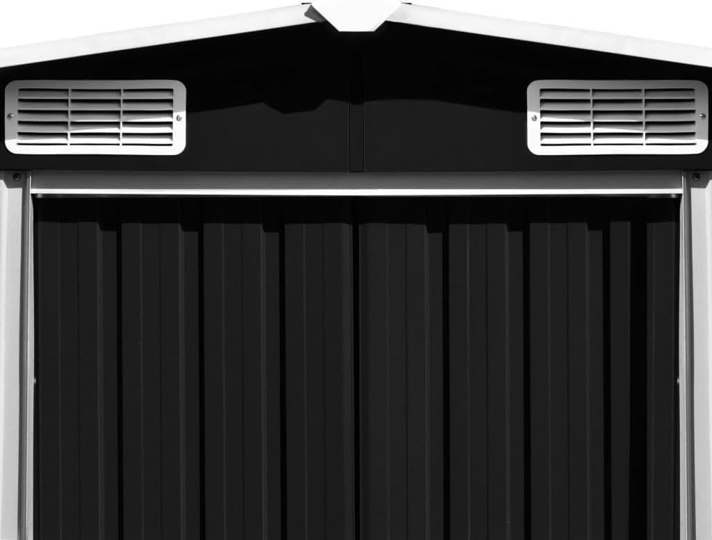 Générique Abri de Jardin 257x298x178 cm Métal Anthracite,Maison & Jardin, Pelouses & Jardins, Vie en extérieur, Structures extérieures, Cabanes & abris de Jardin, Anthracite (Poids 72.36KG)