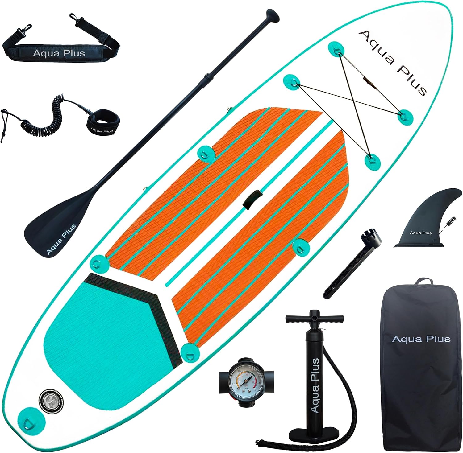Aqua Plus - Sup Gonflable Série - 320x76x15cm - kit complet ISUP