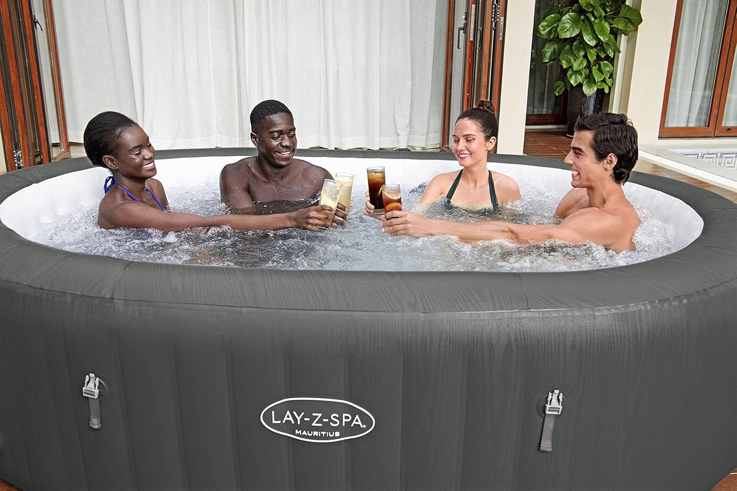 Bestway - Lay-Z-Spa Mauritius Airjet - 270x180x71 cm - 5-7 pers.