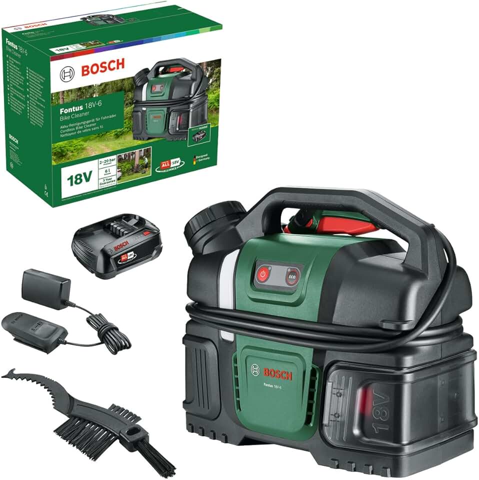 Bosch Fontus 18V - 6L réservoir, pression réglable, batterie incluse, 18V-6