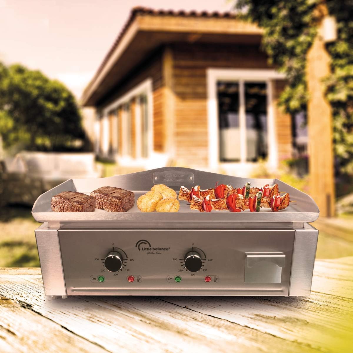 LITTLE BALANCE - Aquitaine Pro série - inox - 2 zones, 3500W - 8476