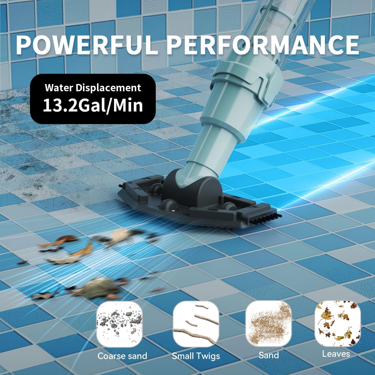 Lydsto - S1 Lite aspirateur piscine sans fil, 90 min, léger, S1 Lite