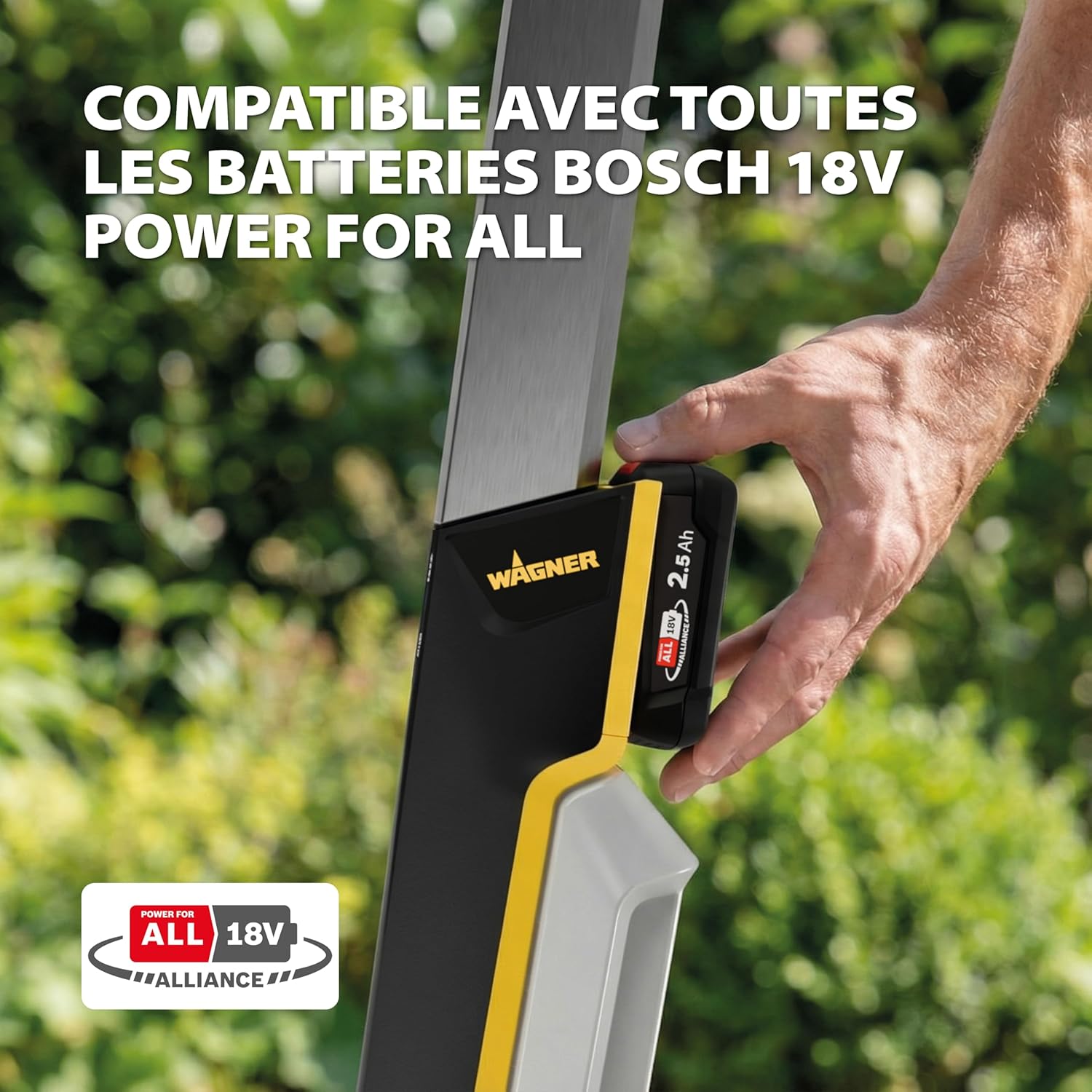 WAGNER - Levaro Powerbrush 18V - multifonctions sans batterie - nettoyage terrasse