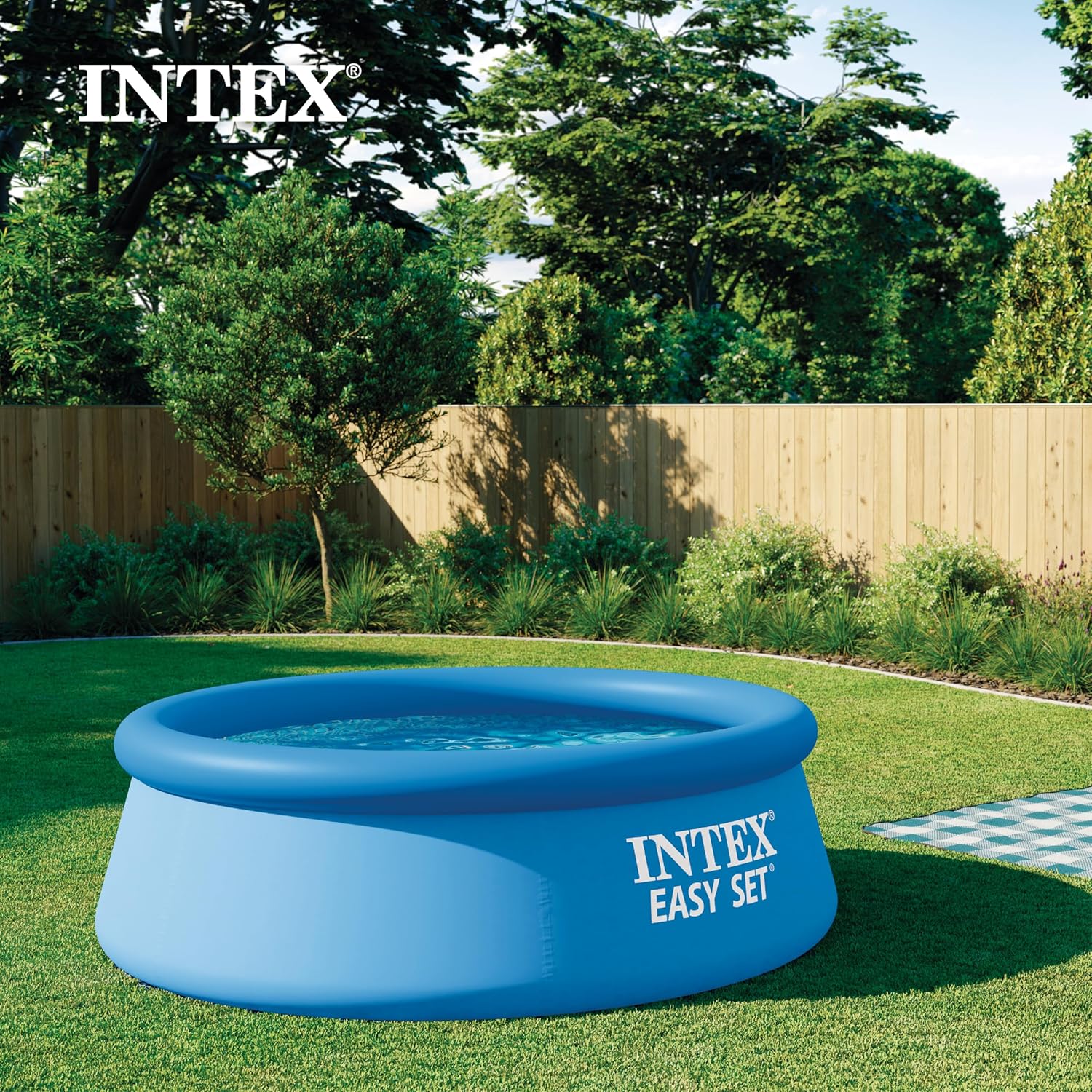 Intex - Easy Set Piscine autoportante - 244x244x76 cm - 2400L - 28110NP