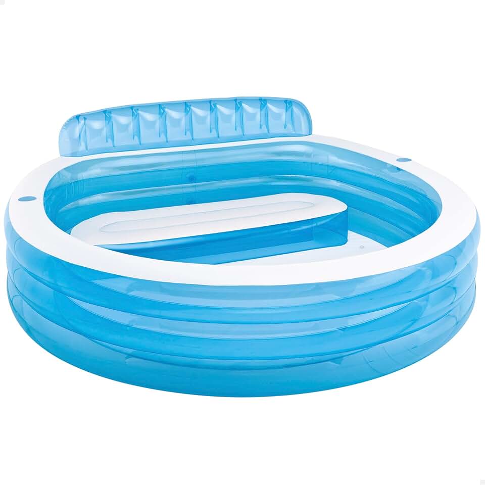Intex - Swim Center Family Lounge - 229x218x76 cm - Piscine avec sièges - 57190NP