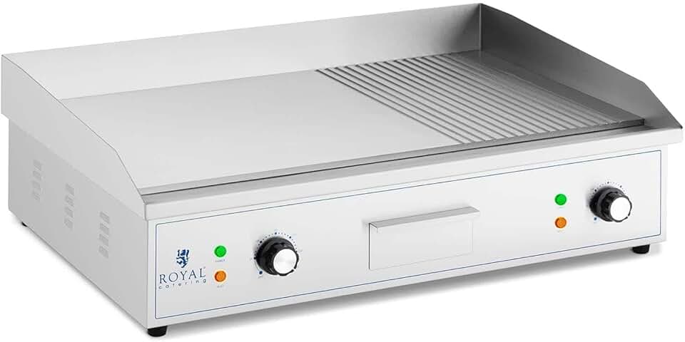 Royal Catering - Plancha professionnelle 727x420 mm fer 4400 W RCPG51-M