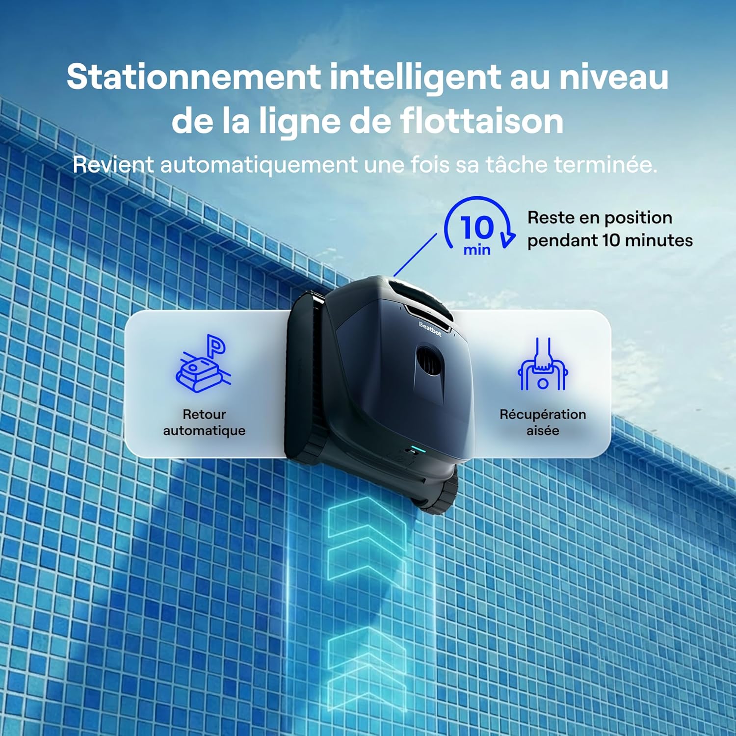 Beatbot - Sora 10 - robot piscine - 25700 LPH, filtre 5L, 300min, SORA10