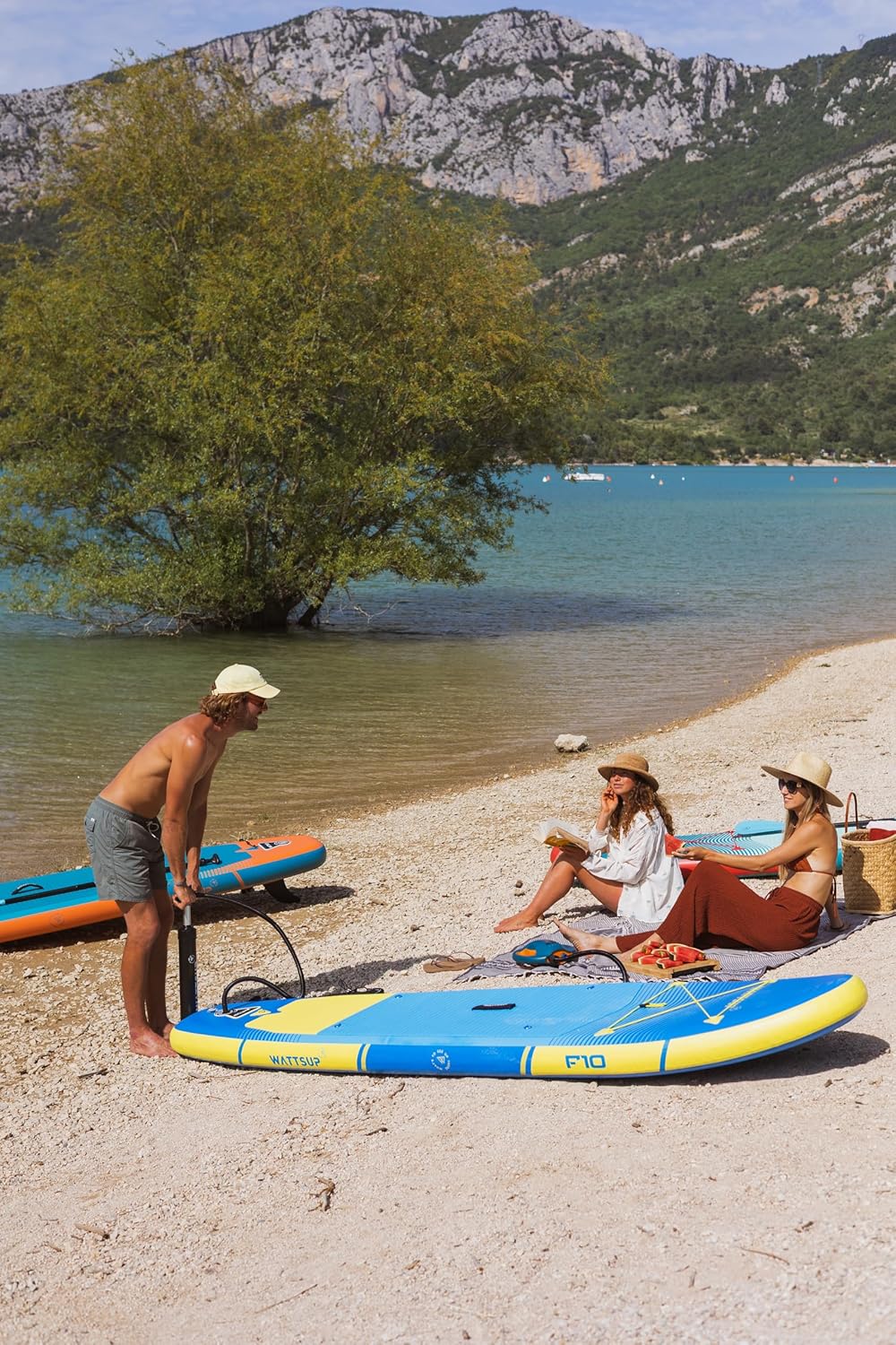 Wattsup - First gamme SUP gonflable - Dropstitch - Pack complet