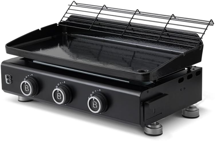 Brasero - Plancha Silvia EVO - 67x34 cm - 3 feux, grille, 7,95kW