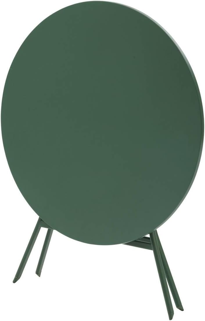 Hespéride - Greensboro - table pliante acier 4 places, vert olive