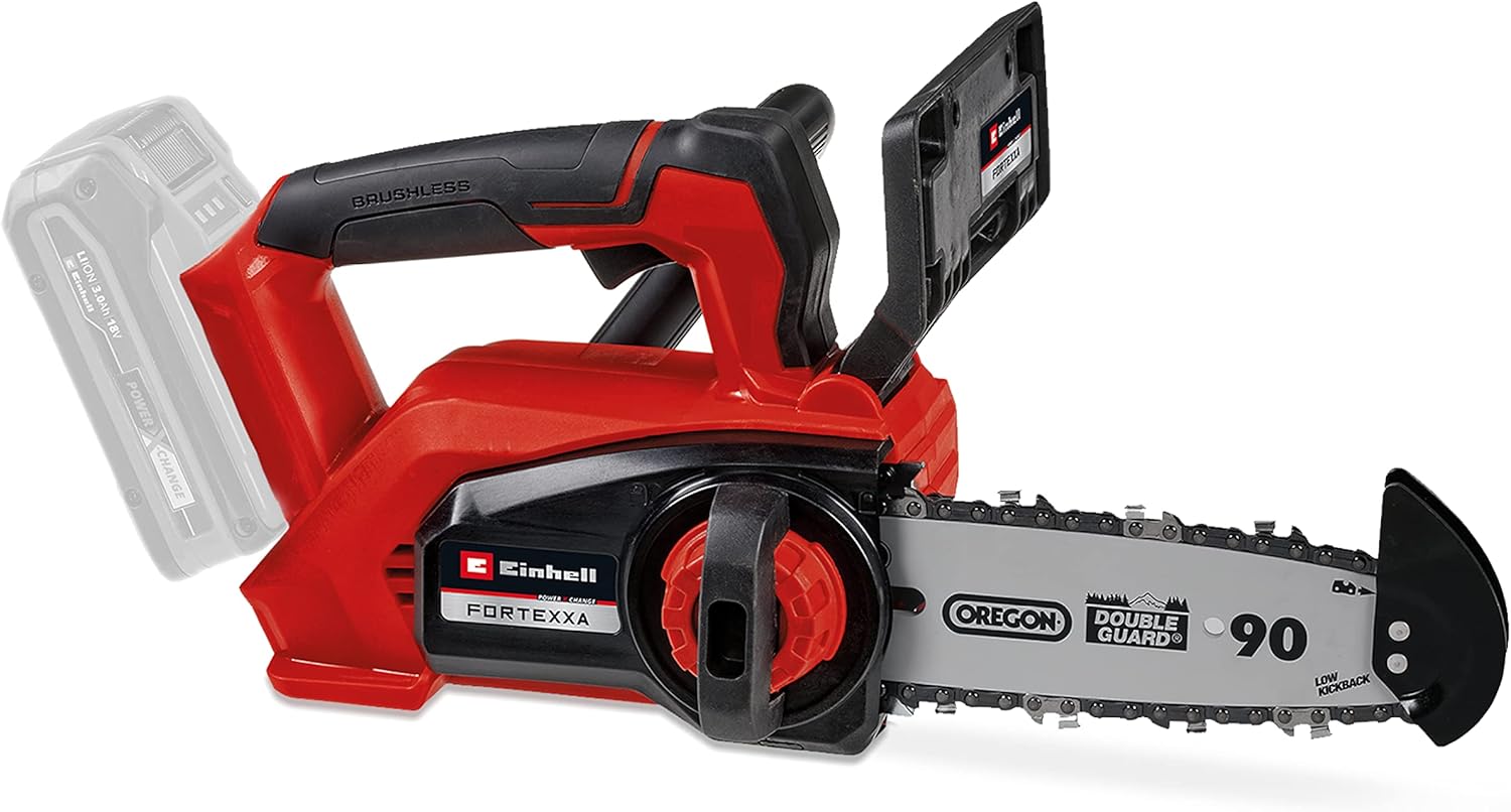Einhell Professional Elagueuse sans fil FORTEXXA 18/20 TH Solo - Power X-Change (18V, moteur sans charbon, régime max 3 800 tr/min max) Livré sans Batterie ni Chargeur