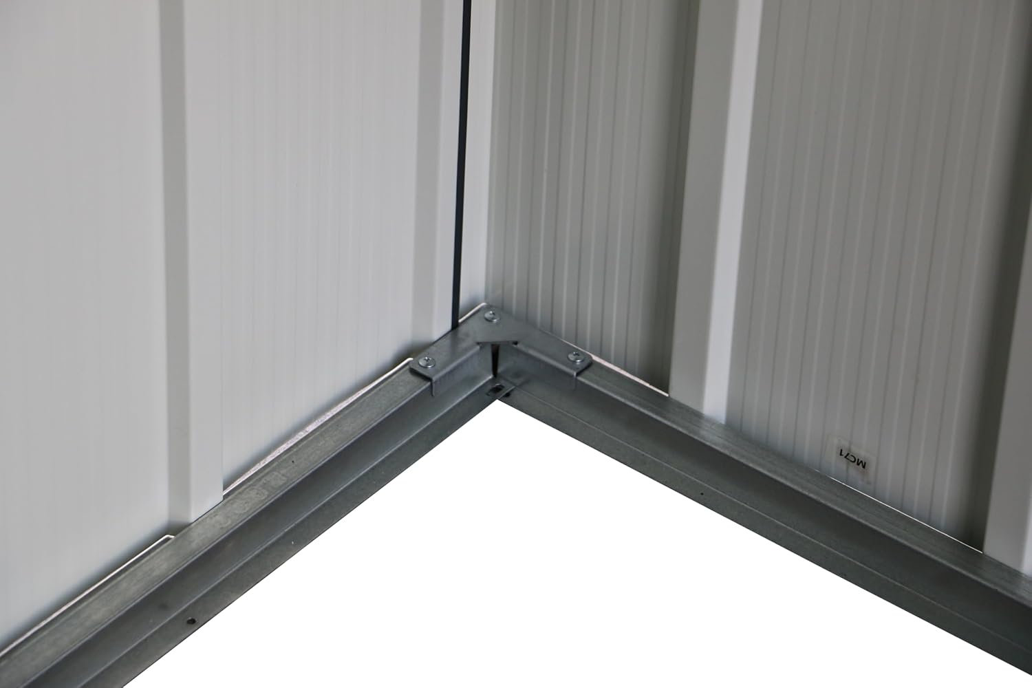 Duramax ECO 6 x 6 (3.33 m²) abri de jardin en métal, galvanisé à chaud, Abri de stockage d'outils, structure de toit renforcée, abri sans entretien, anthracite