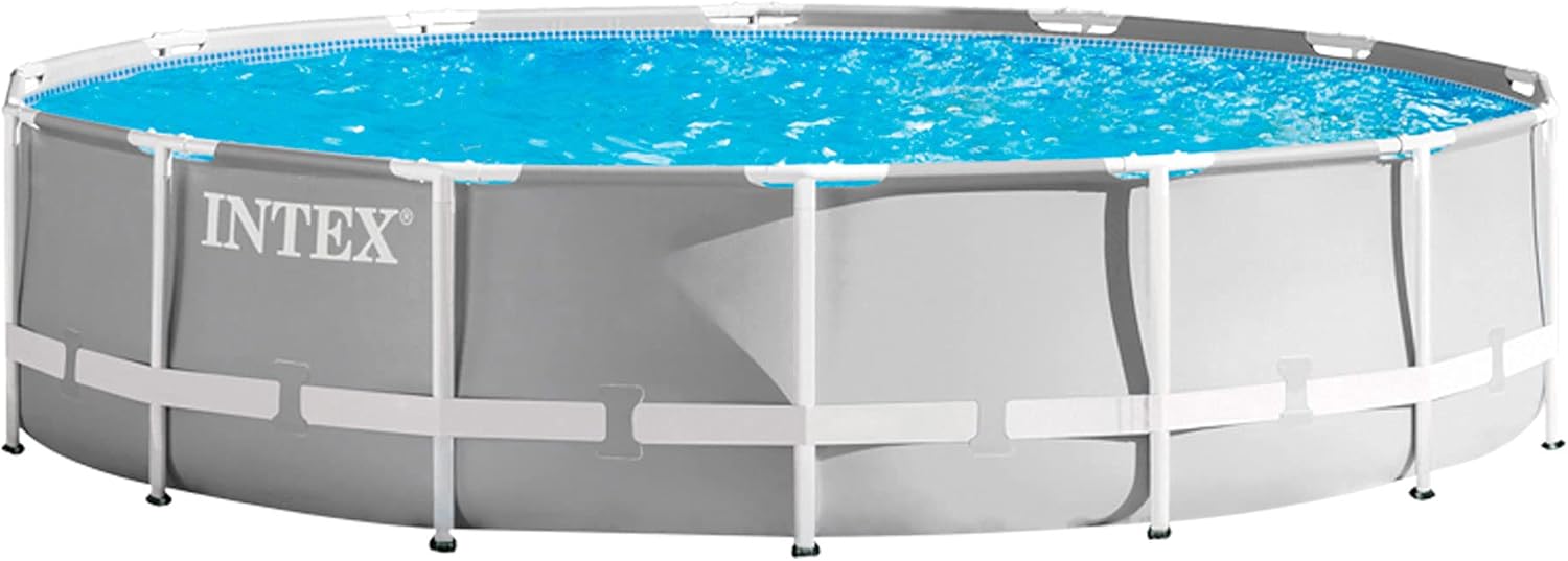 Intex kit Piscine Prism Frame Ronde Tubulaire (ø) 4,57 x (h) 1,07m