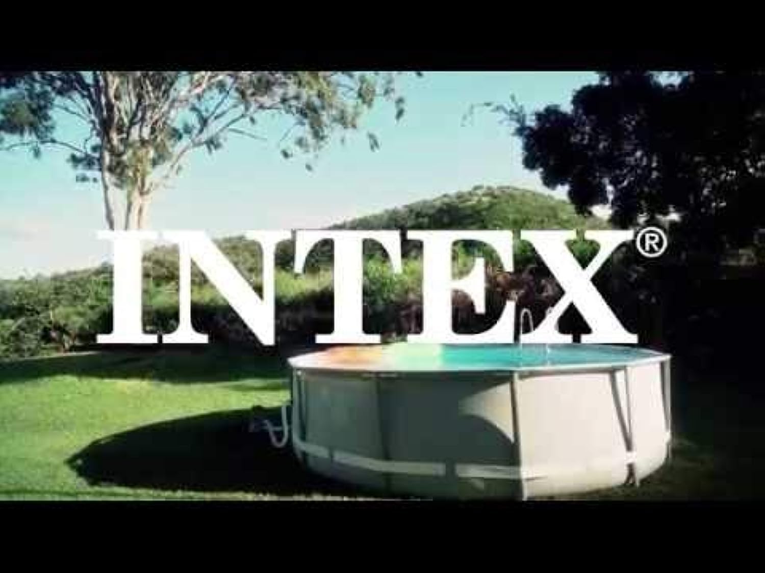 Intex piscine metal frame ronde tubulaire (ø)3,66 x (h)0,76m
