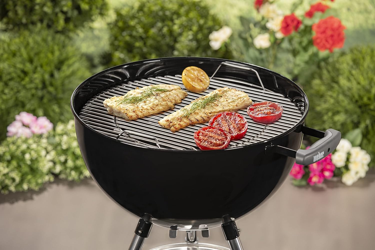 Weber - Bar-B-Kettle - 47 cm - barbecue charbon acier émaillé, bac cendres