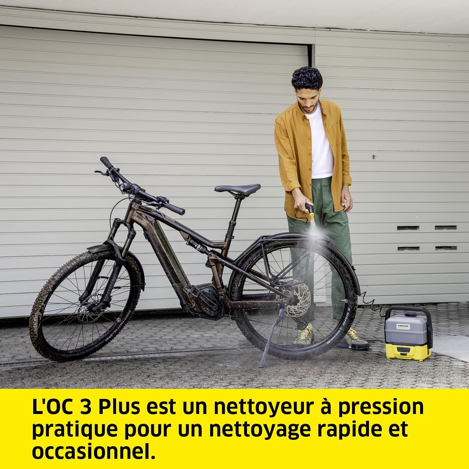 Kärcher - OC 3 Plus - 26x23x28 cm - nettoyeur mobile, 7L, 2.3kg, batterie Li-Ion