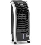 Klarstein 65W Rafraichisseur d'air mobile, refroidisseur d'air par évaporation 4-en-1, mode nuit ...