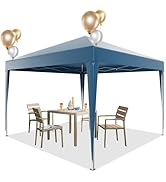 Devoko Tonnelle étanche 3 x 3 m étanche et stable | Tonnelle pliable | Tente de jardin pliable | Pop up Fal...