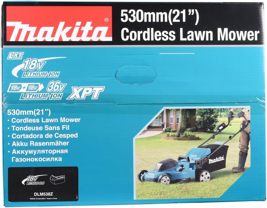Makita - tondeuse LXT - 53 cm - 36V sans batterie/chargeur DLM538Z