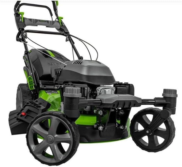 VITO - tondeuse thermique série Pro - 508mm - 6,5CV 196cm³, 6 hauteurs, mulching, éjection, 2000m²