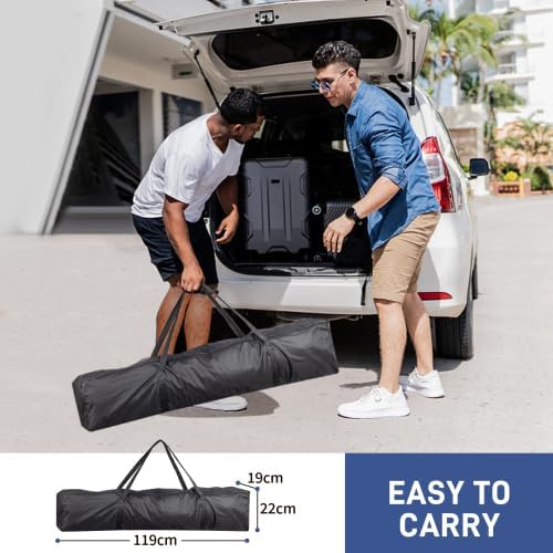 Bonnlo - tonnelle pliante série 3x3m imperméable, 4 parois, bleu royal